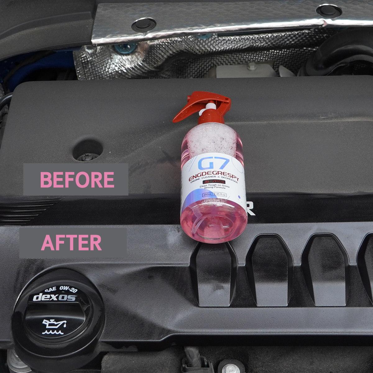 ENGDEGRESPY Car Engine Bay Cleaner Powerful Decontamination Cleaning Product For Engine Compartment Car Cleaning Product G7