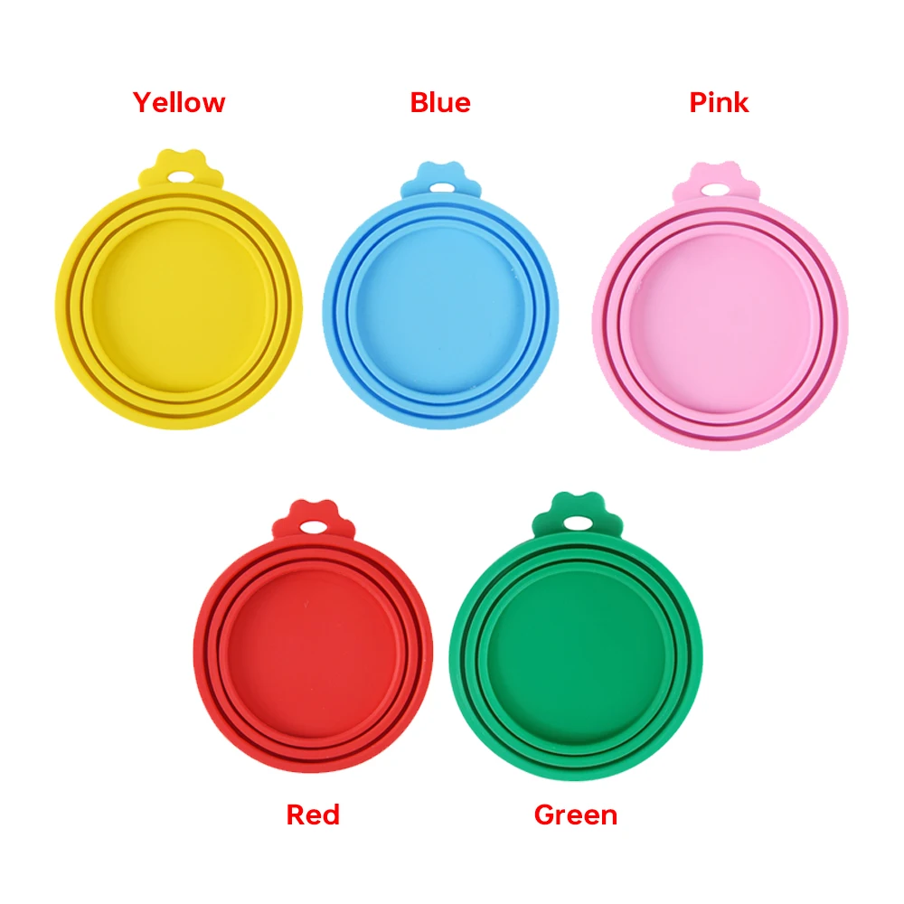 3-in-1 herbruikbare voedselopslag Houd vers blikken deksel blikjes dop huisdier kan doos deksel siliconen blik deksel warm keukenbenodigdheden schimmelbestendig heet