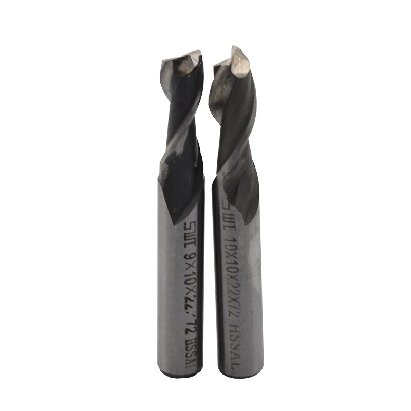 1PC HSS CNC Straight Shank 2 Flute End Mill Cutter Drill Bit Metalworking Tool 2/3/4/6/8/10/12/14mm for Milling Machine
