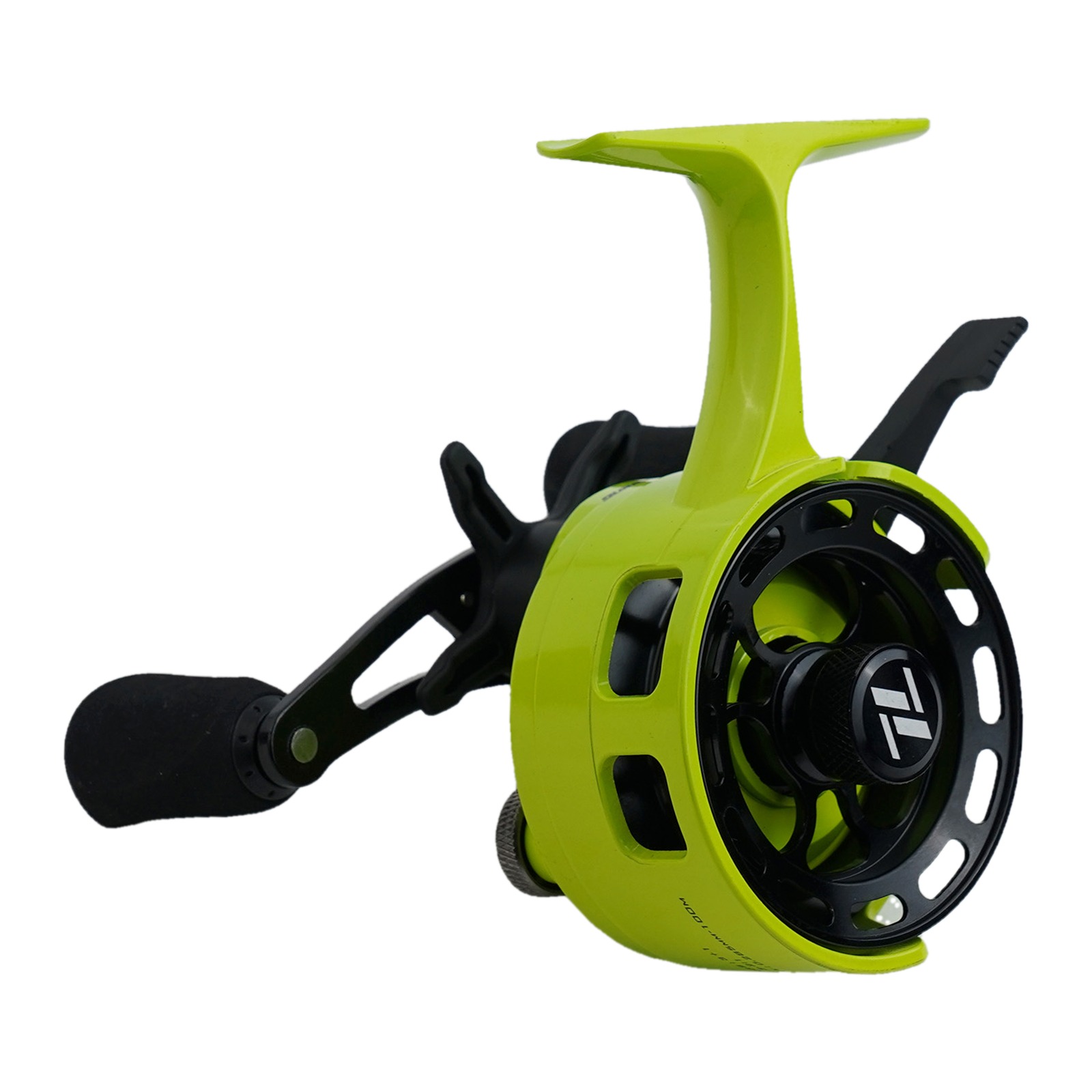 1 stks Overbrengingsverhouding Lager Inline Ijsvissen Reel Met Magnetische Systeem Ijsvissen Reel Winter Diepwatervissen Reel Reel