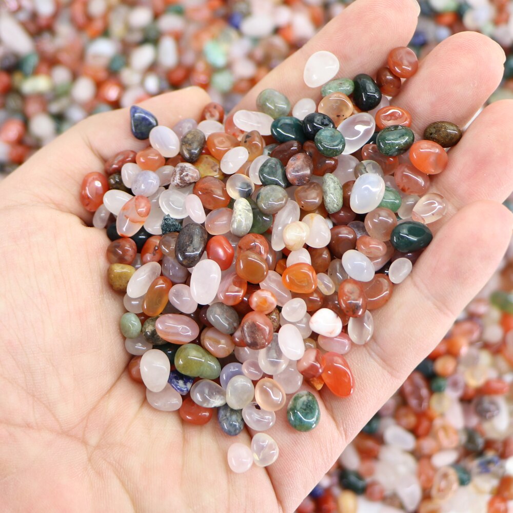 Natural Colour 6-9mm Polished River Sand Stones Rocks Plants Pebbles Garden Walk Stones Outdoor Gravel Fish Tank Vase Decorative