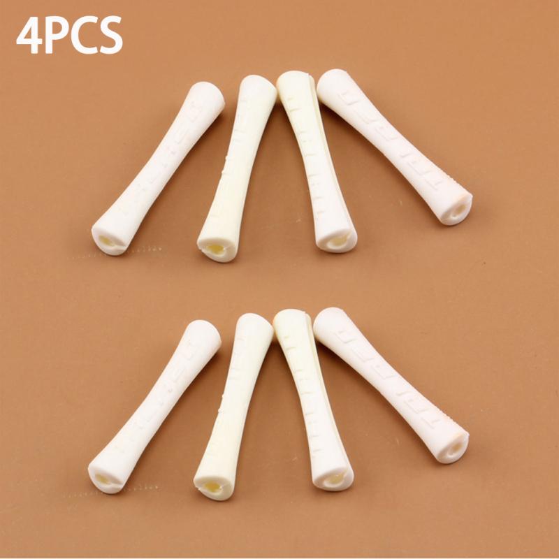 4 Stks/partij Fiets Remleiding Pijp Rubber Cover Derailleur Shift Kabel Cap Guard Pijp Covers: WHITE