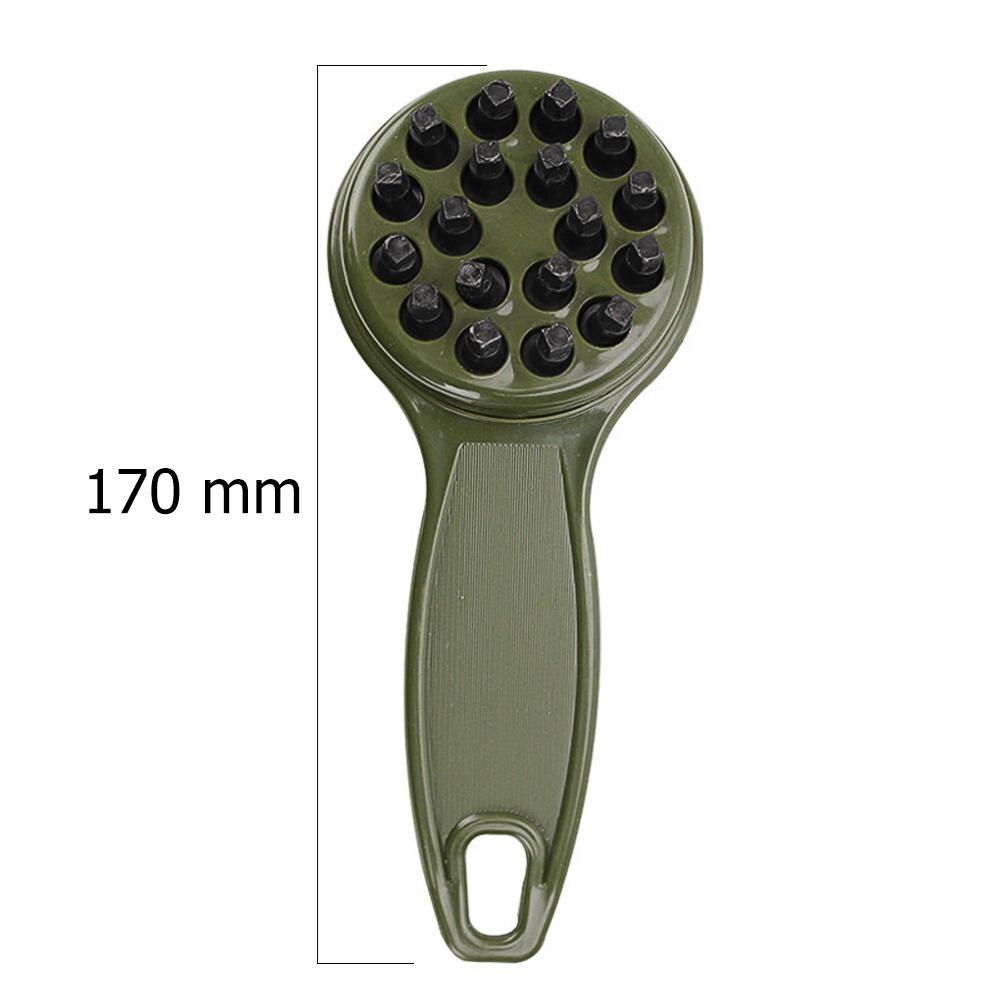 Stainless Steel Fish Skin Brush Remove Scale Scraper Fish Skin Peeler Tools Remover Shaver Brush Kitchen Cooking Gadget: G
