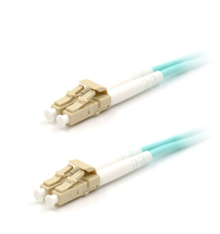 5Pcs OM3 Optische Fiber Patch Kabel LC-UPC Om LC-UPC Duplex 2.0Mm Mm Jumper Glasvezel Patch Cord