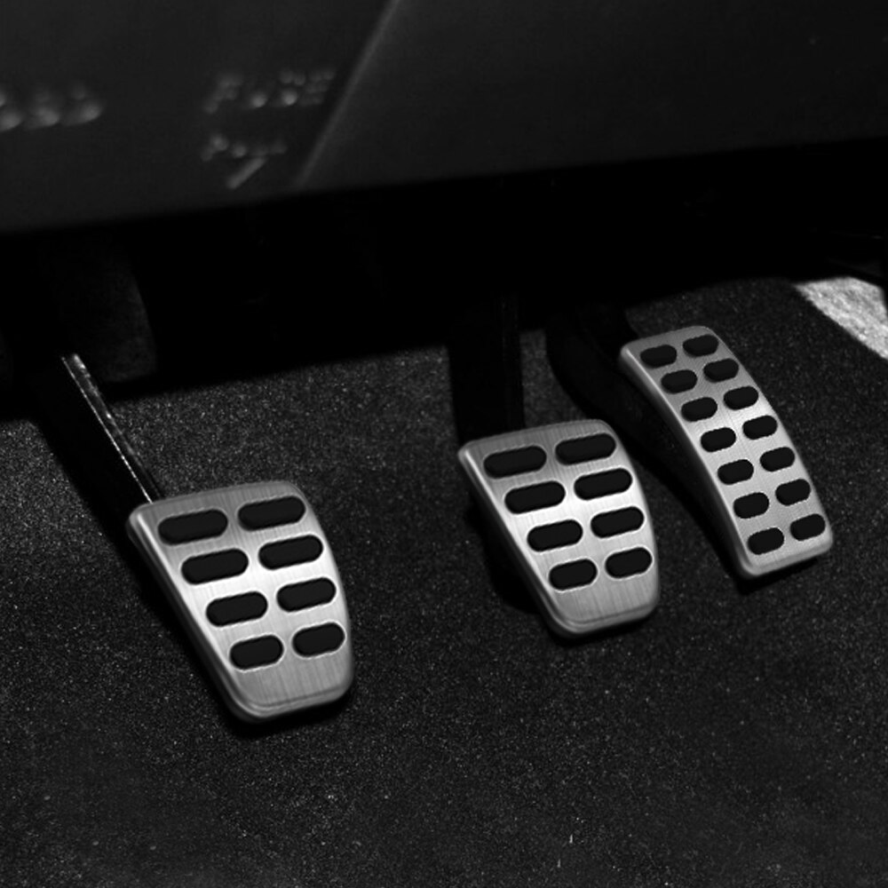 Car Fuel Brake Rest Foot Pedals Auto Pedal Cover for Hyundai Ix25 Creta Accent Verna Solaris for Kia K2 Rio Soul KX3 Accessories