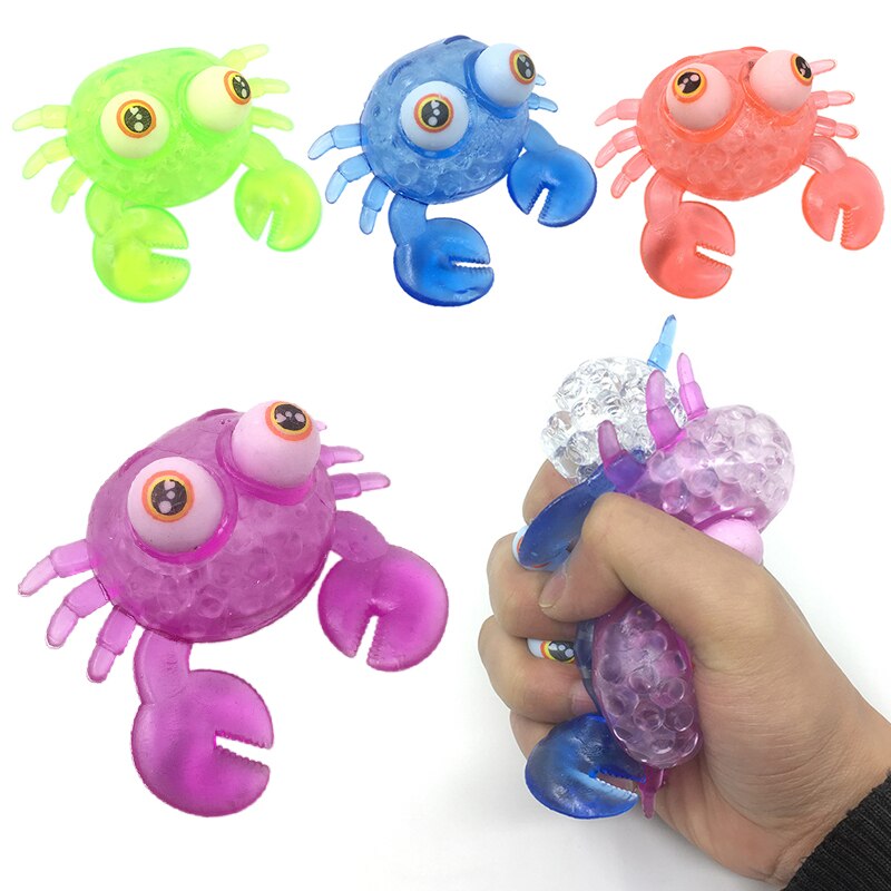 Vent Decompressie Squeeze Kralen Vent Tricky Bal Big-Eyed Krab Vent Bal Knijpen Muziek Unzip Druif Bal Speelgoed