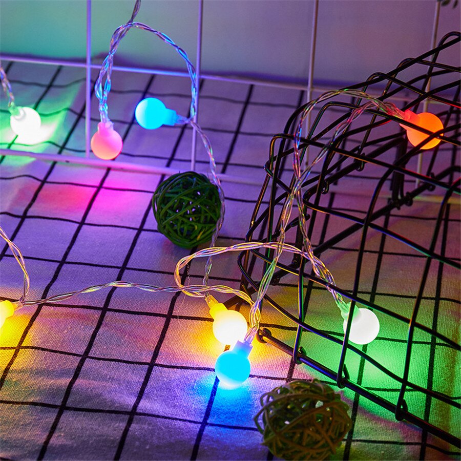 String Light Small Base 17mm Small Ball String Light USB / Battery Powered... – Grandado