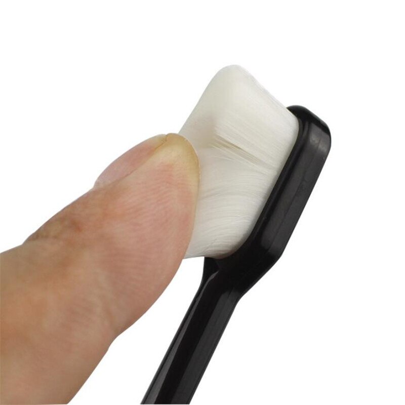 1PC Ultra-feine Weiche Zahnbürste Millionen Nano Borsten Erwachsene Zahnbürste Zähne Tiefen Reinigung Tragbare Reise Dental mundpflege Pinsel