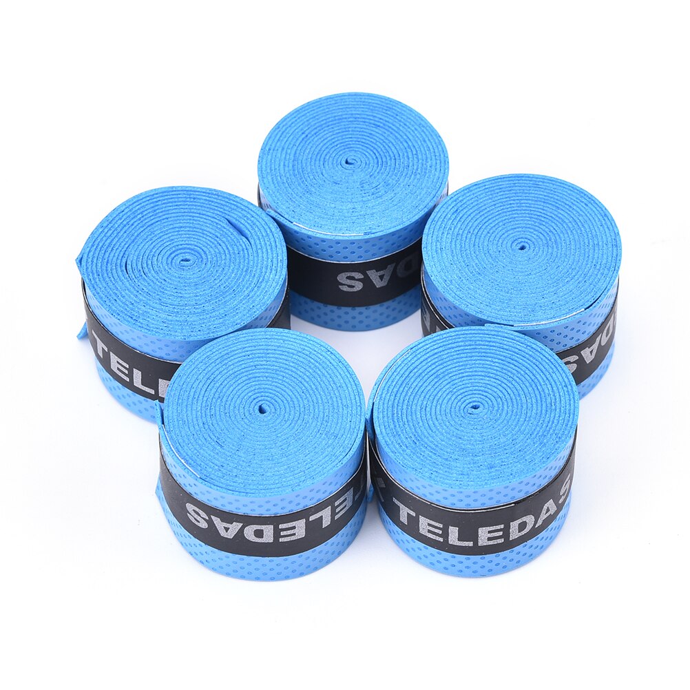 5 stuks tennisracketgrepen antislip zweetabsorberende wikkels tape badminton squash racket handgreep hoes verband riem vishengel