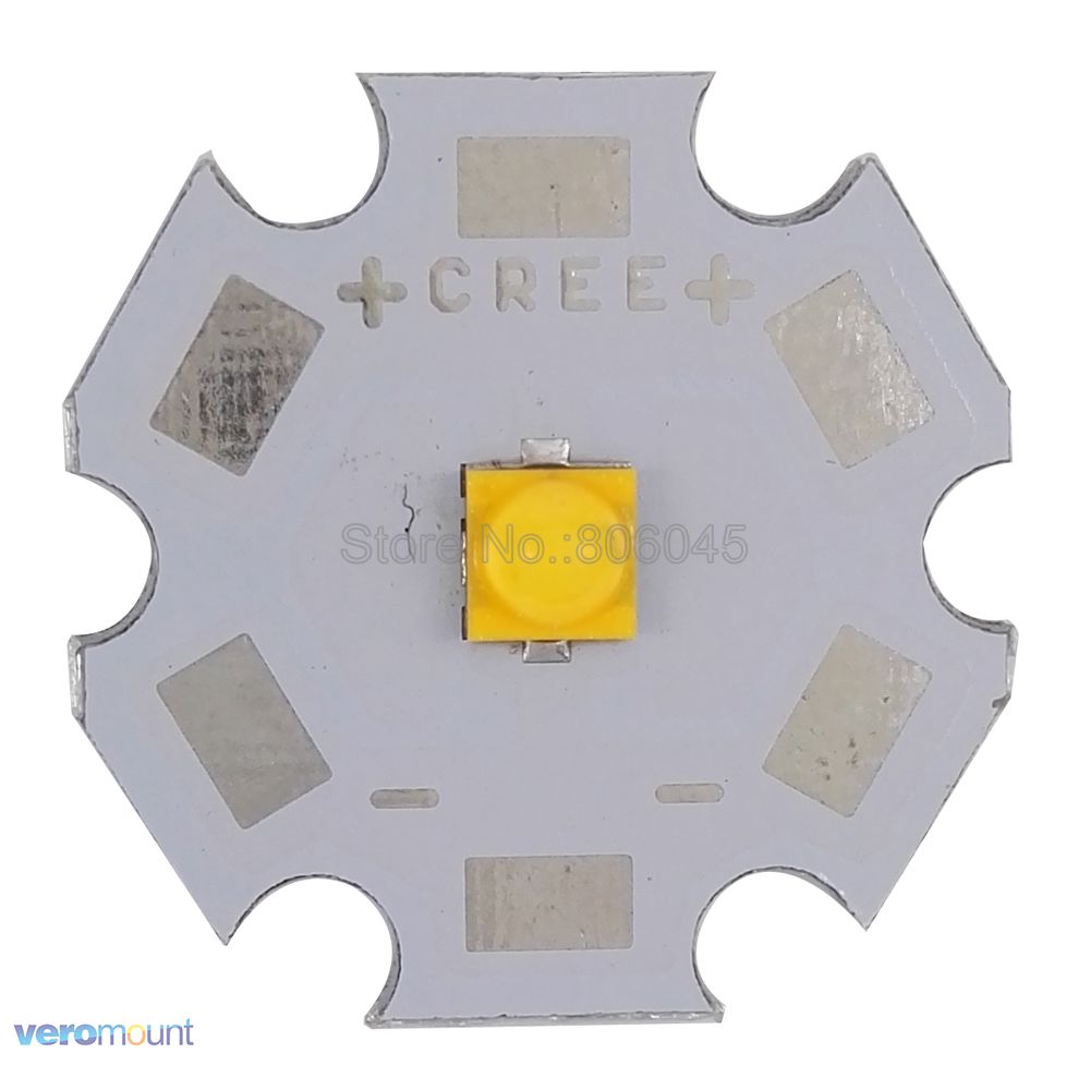 10x 5W Cree XTE XT-E High Power LED Emitter Diode,Cool White/Warm White/Neutral White/ Royal Blue on 8mm/12mm/14mm/16mm/20mm PCB