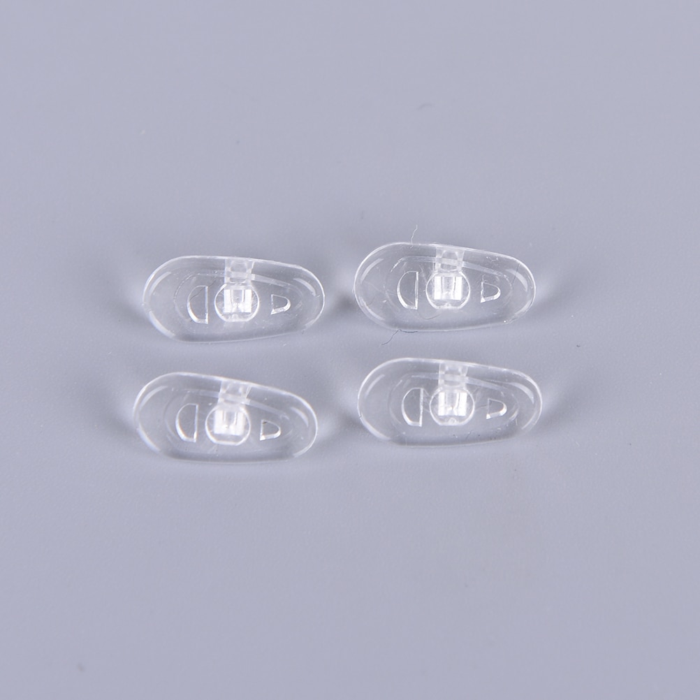 10 stuks = 5 paar handige zachte antislip siliconen neuspads voor brillen, zonnebrillen