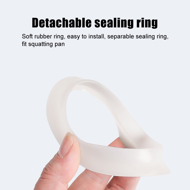 Anti-smell Plug for Squatting Pan Squat Toilet Squatting Pit Smell Stopper Durable SMD66