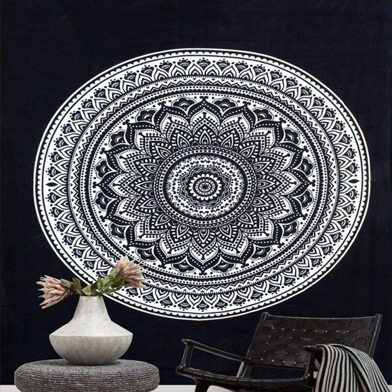 ✿s Chic Bohemia Mandala Floral Wall Hanging Tapestry For Wall Decoration Tribe Style Tapestry: 10