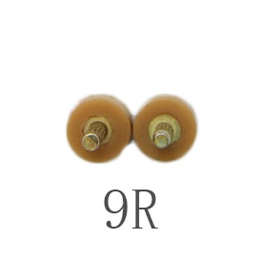GUGULUZA Hoge Qualiy 5 Pairs Bruin Hoge Hak Schoenen DIY Reparaties Tips Pin Ankers Liften Vervanging 3mm: 9 round