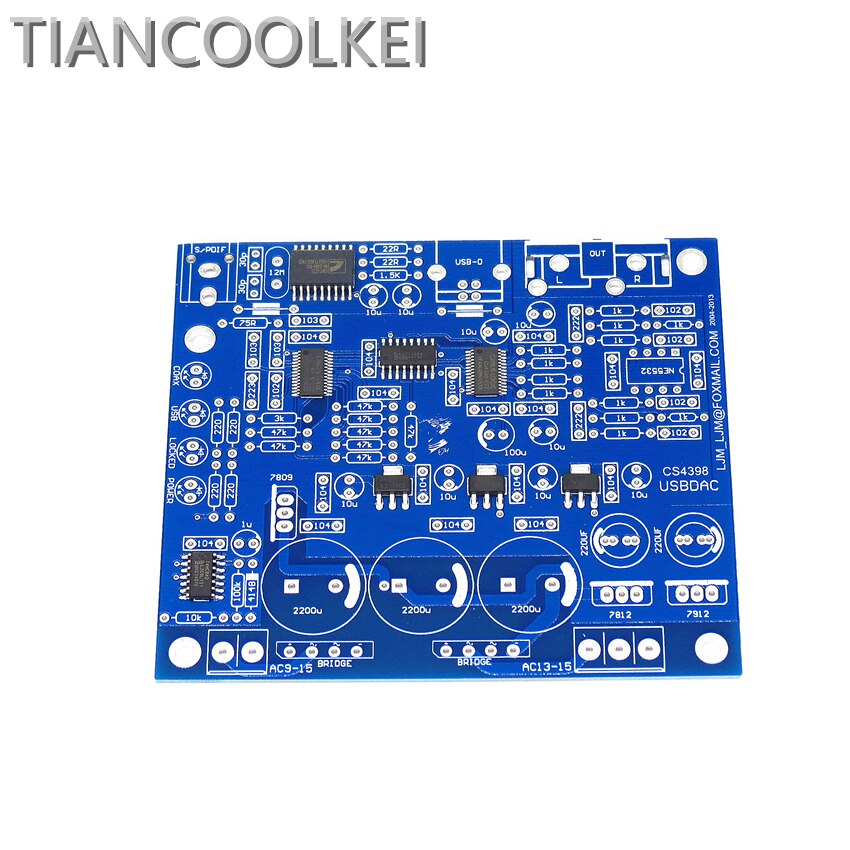 CS8416 CS4398 Dac Diy Kit Met Usb Coaxiale 24/192K... – Grandado