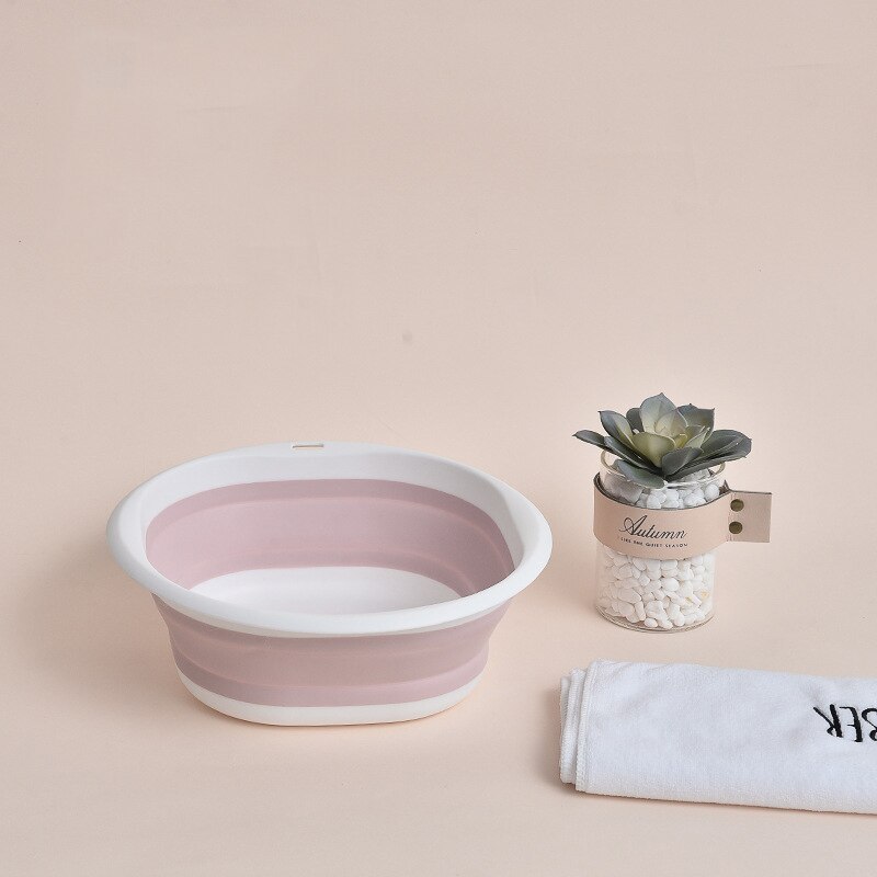 Plastic Folding Basins Portable Wash Basins Folding Laundry Tub Bathroom Kitchen Accessories Travel Folding Wash Basin