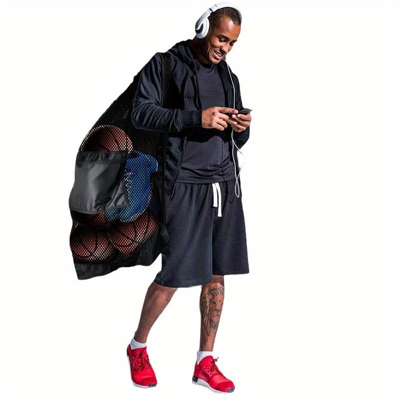 1 Stuk Voetbal Basketbal Trekkoord Bal Tas Tennis Volleybal Opbergtas Sport Opbergtas Enkele Schouder Te Dragen