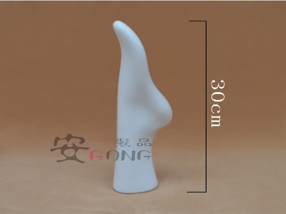 Bovenste niveau vliegkind voet plastic mannequin standaard voet voor display sokken op