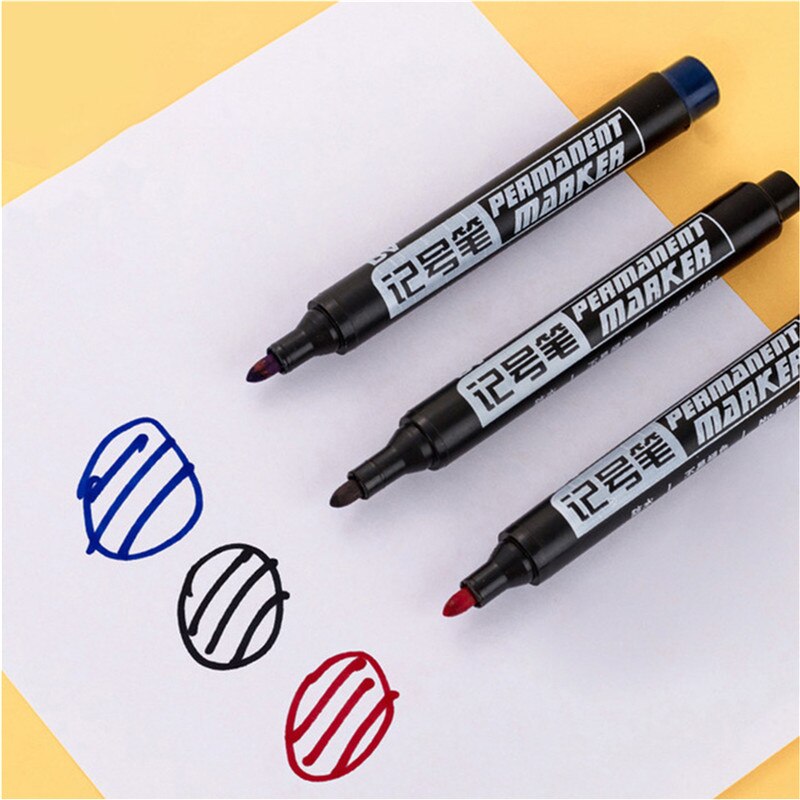 Marqueurs étanches à l&#39;huile, 10 pièces, à base de croquis, stylos de dessin, fournitures artistiques, stylo de peinture de styliste, outils d&#39;écriture