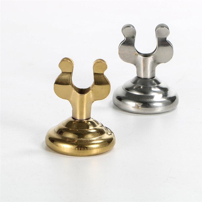 1Pc 4Cm Plaats Kaarthouders U Vorm Tafel Nummer Stands Memo Note Clips Mini Rvs Voor Thuis hotel Party Decoratie