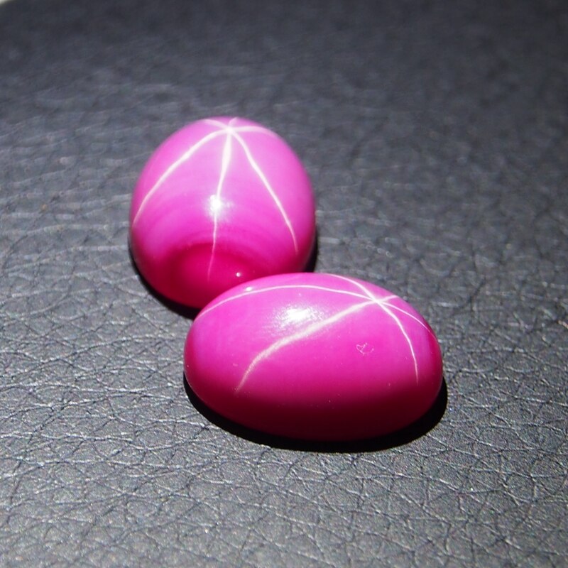 10*12mm 3 sztuka/dużo owalne Cabochon koraliki czerwony gwiazda rubin cabochon