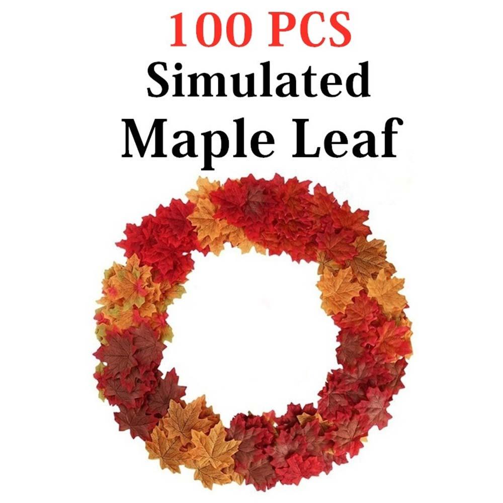 Simulated Leaves Artificial Plants Decoration Party Art Leaf Simulation Maple Leaf Home Autumn Craft Vivid Wedding