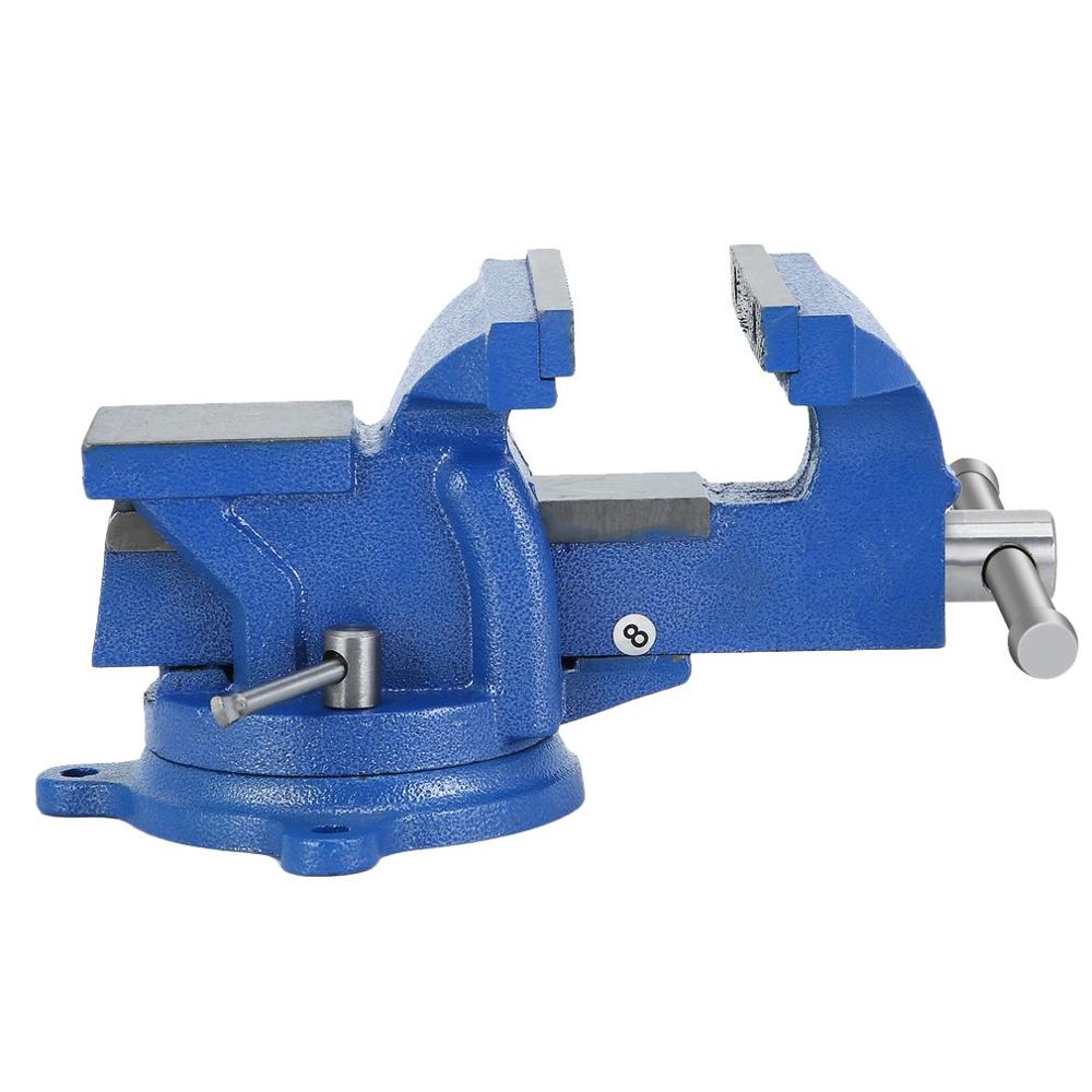 5 Inch 125mm Work Bench Vice Operation Platform Vise Workshop Clamp Engineer Jaw Table Swivel Base Heavy Duty Tools Metal Vise