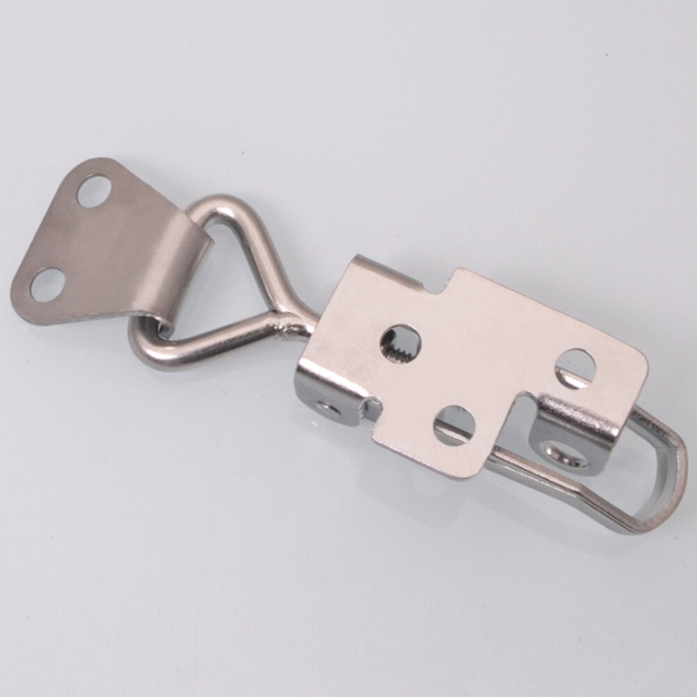 Adjustable Metalworking Catch Hasp Chest Toggle Lock Trunk Latch Stainless Steel Spring Loaded Equipment Box Machinery Clamp