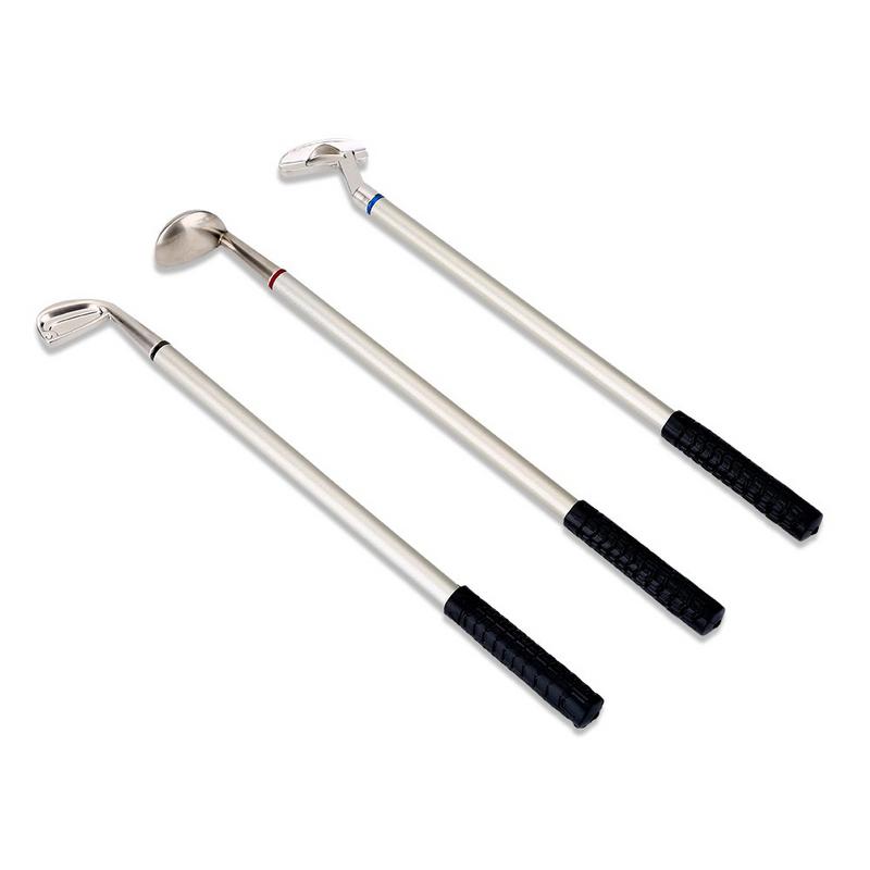 Minigolfklubba putter bollpenna golfare box set metall skrivbord golf golfklubbor modeller golftillbehör tillbehör