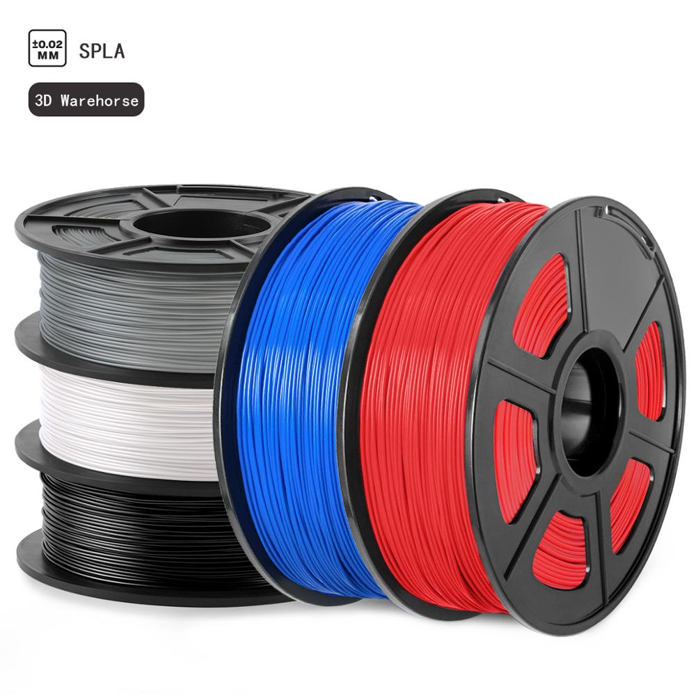 Sla-imprimante 3D, Filament, bobine de 1.75mm, 1KG, même Filament PLA, tolérance +/-0.02, longueur 330m pour impression 3D FDM, nouveaux arrivages
