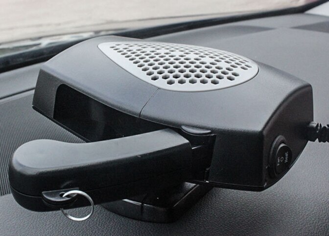 JOYLIVE – radiateur Portable pour voiture, décongélation rapide, universel, 12V, accessoires de refroidissement pour fenêtre: gray 12V