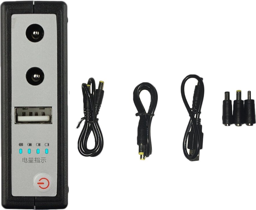 Wgp mini ups input 12 v 2a output 5v/9v/12v 1a 8800 mah uafbrydelig strømforsyning til webcam, router, modem