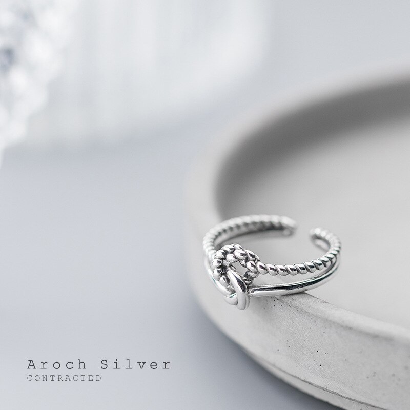 Vintage Gothic Vraagteken Ringen voor Vrouwen Hip Hop Zilver