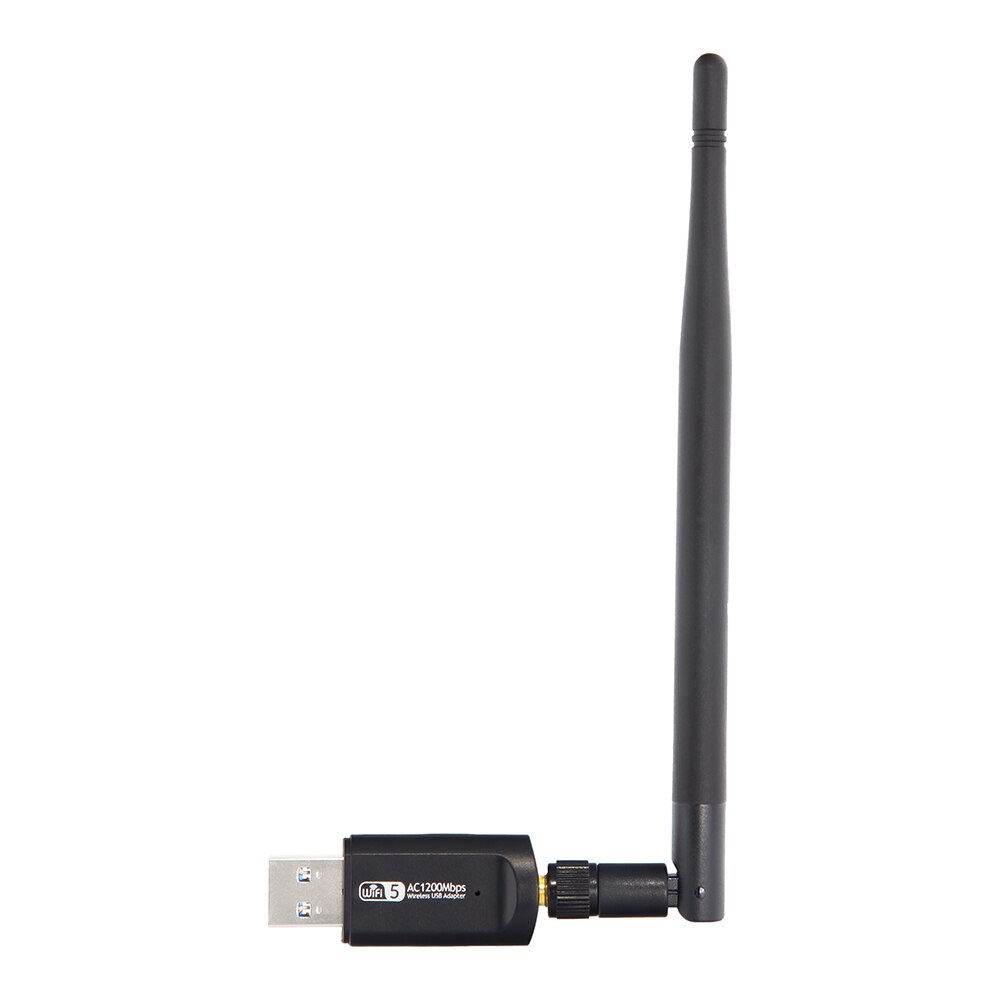 USB 3.0 Wifi Adapter 2.4G 5G Dual Band Wireless Adapter 2.4G 5G WiFi Network Card 1200Mbps Host Interface with External Antenna: Default Title