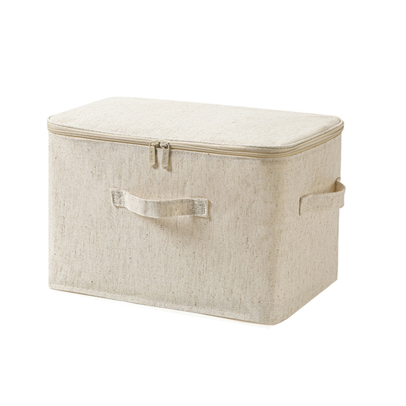 White Storage Boxes Universal Cotton & Linen Storage Bin Dustproof Clothes Quilt Organizing Box With Handle For Living Room: Emerald