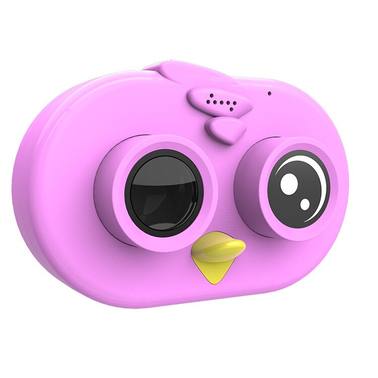 120 Lark Child/ Ugly Duckling Camera Cartoon Mini Digital Camera Wifi HD Children Small Slr Wonderful Birthday Christmas: Pink / With 8GB TF Card