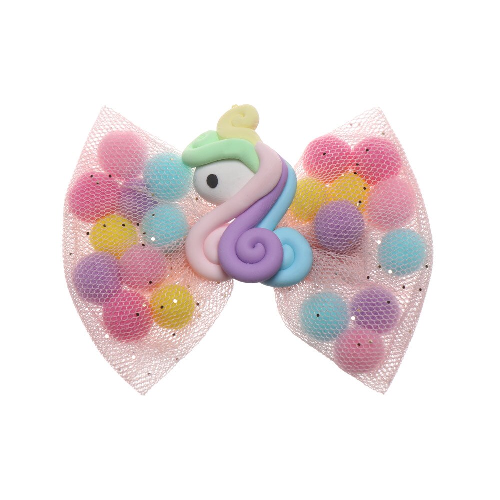 Paleta dulce de lazos para el pelo lazos de pelo con purpurina con Clip de baile de lazo Clip para el pelo niñas horquillas accesorios para el cabello: 10
