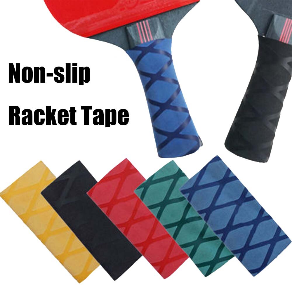 Racchetta termorestringente da ping-Pong nastro antiscivolo in gomma morbida a secco con impugnatura antiscivolo per racchetta da ping Pong