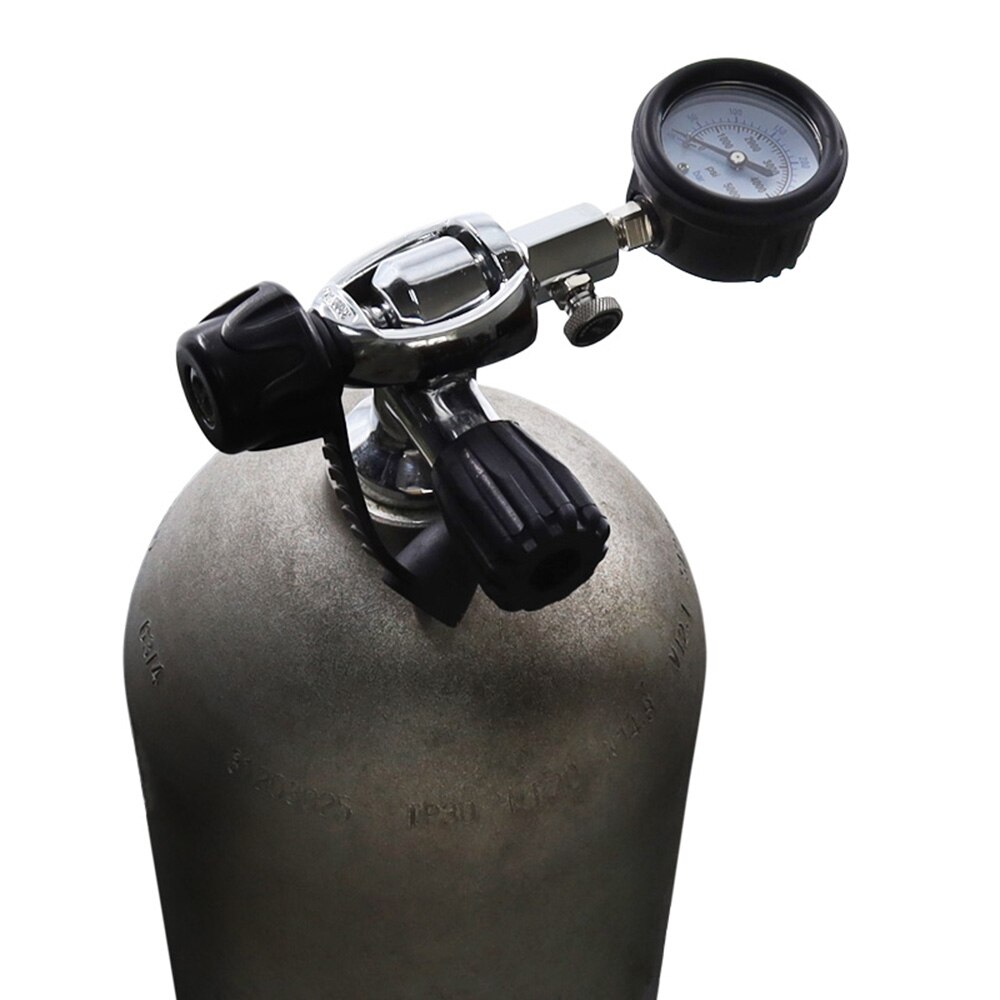Manometer Druck Inspektion Tester Tauchen Tauchen Wahl Öl Panzer Druck 5000PSI 350Bar Inspektion Tester