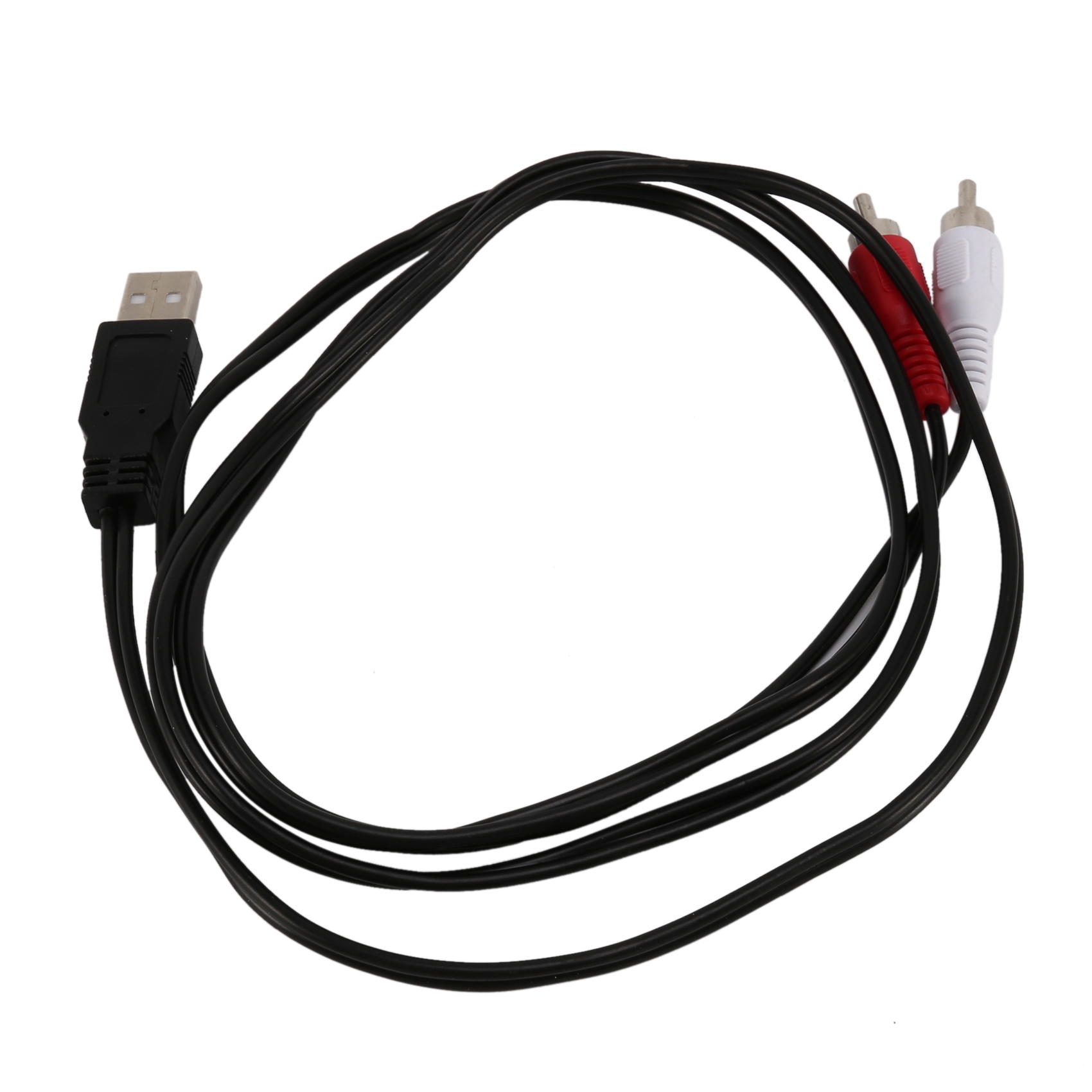 1,5 m USB ein Stecker auf 2x RCA Phono Stecker AV Kabel Kabel PC TV Aux Audio Video Adapter