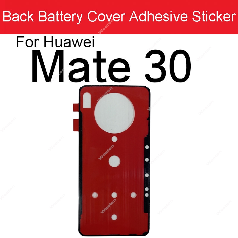 Back Battery Housing Cover Sticker Adhesive For Huawei Mate 10 20 30 40 Lite Pro 20X 40e 30e Pro 5G RS Mate 40 Pro+ Glue Tape: Yellow