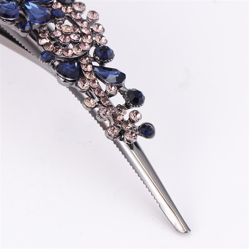 Eendenbek Clip Grote Bondgenoot Haar Pin Strass Bezaaid Haarspeld Haar Clip Bobby Pin Haar Styling Barrette Hoofddeksels Haar Accessoire