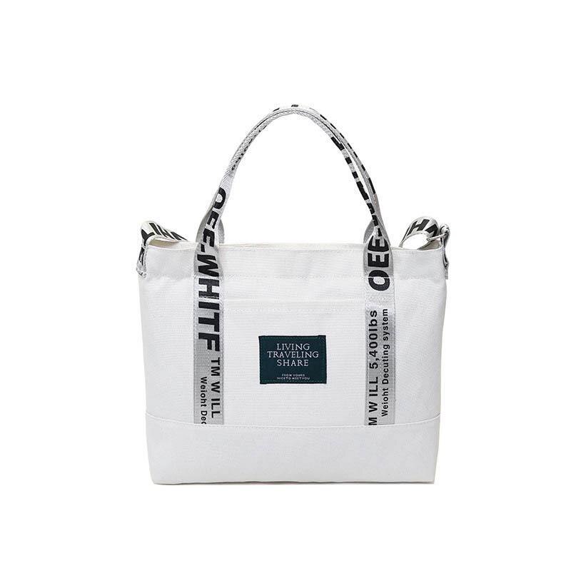 Gelb handtaschen für frauen gelb handtasche Große Kapazität Tote Tasche Lässig einkaufstasche frauen bolso amarillo mujer sac jaune: White