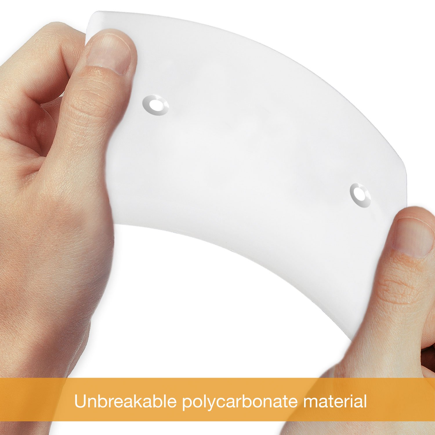 (10 Packs) Empty Panel, Standard Size Without Device Blank Panel White American socket panel with matching screws