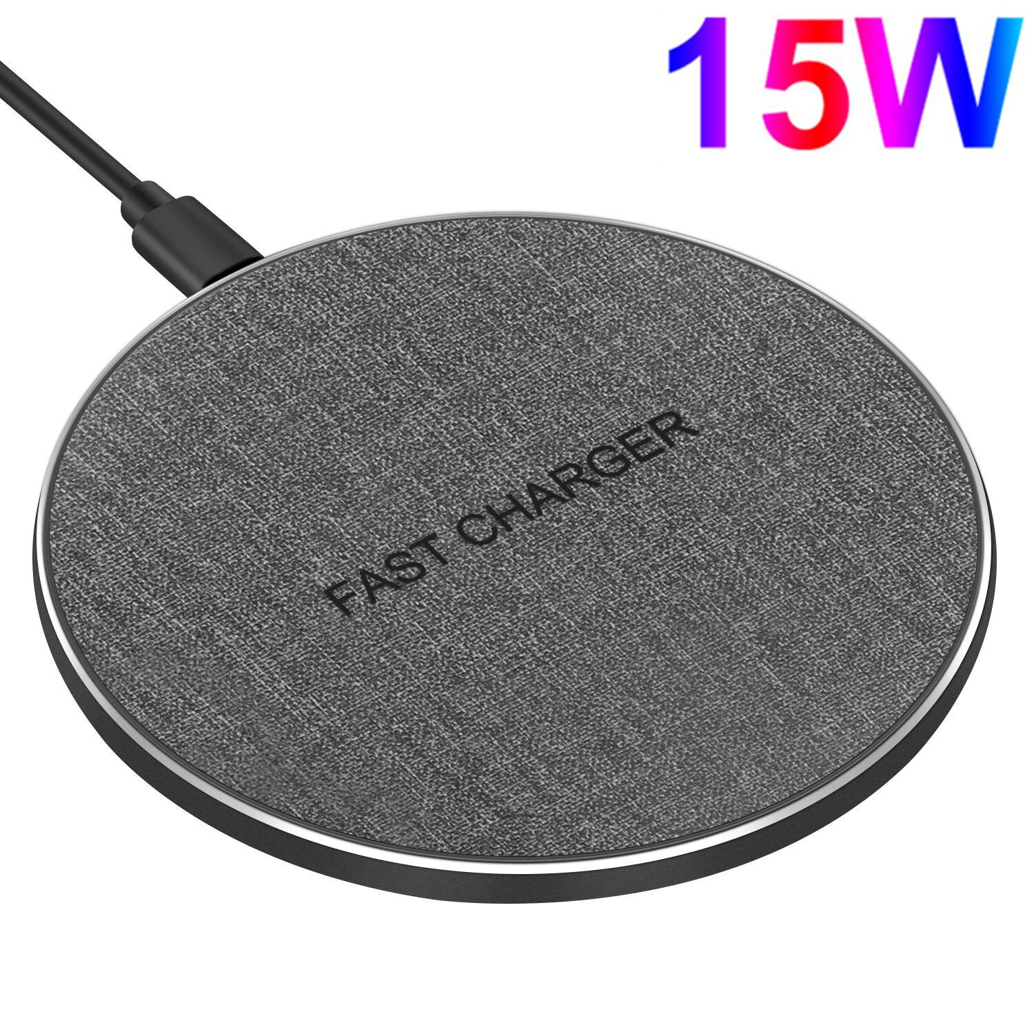 Chargeur sans fil Qi 30W 2 en 1, pour iphone 13 12 11 XS XR 8 Airpods Pro, tapis de charge rapide double pour Samsung S21 S20 Huawei Xiaomi: Single 15W Charging