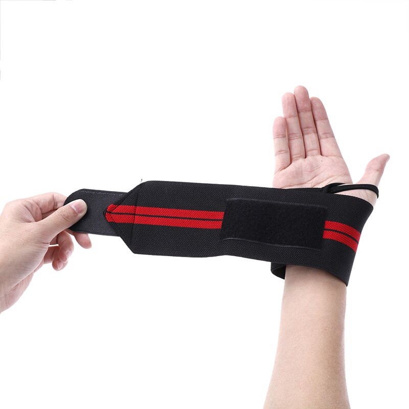 1pc Adjustable Wristband Elastic Wrist Wraps Bandages for Weightlifting Powerlifting Breathable Wrist Support