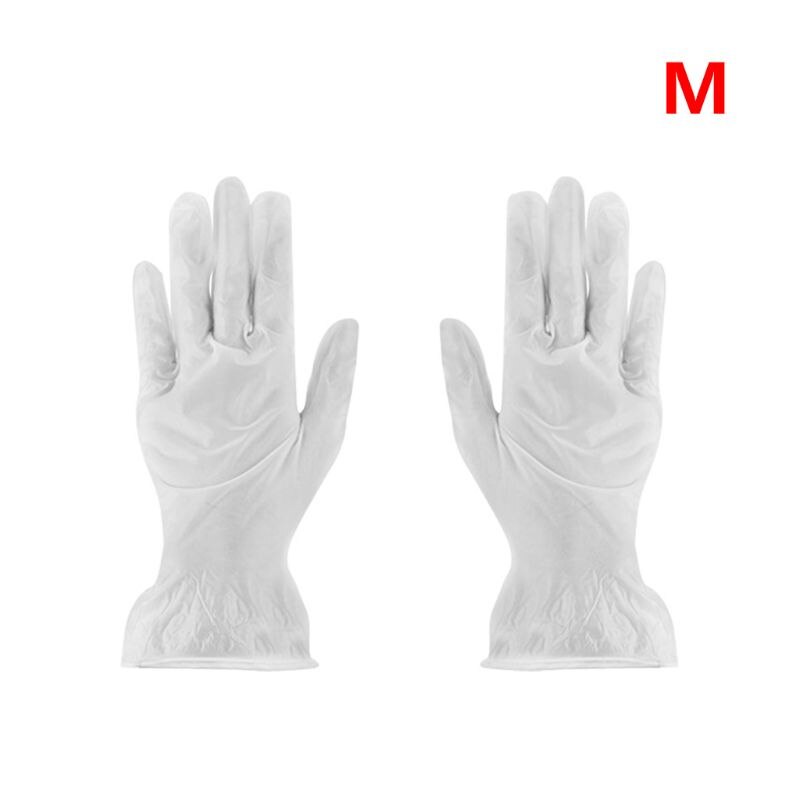 100 Uds desechables guantes de trabajo de seguridad casa Herramientas de limpieza para la cocina Packhouse suministros Universal antideslizante: M