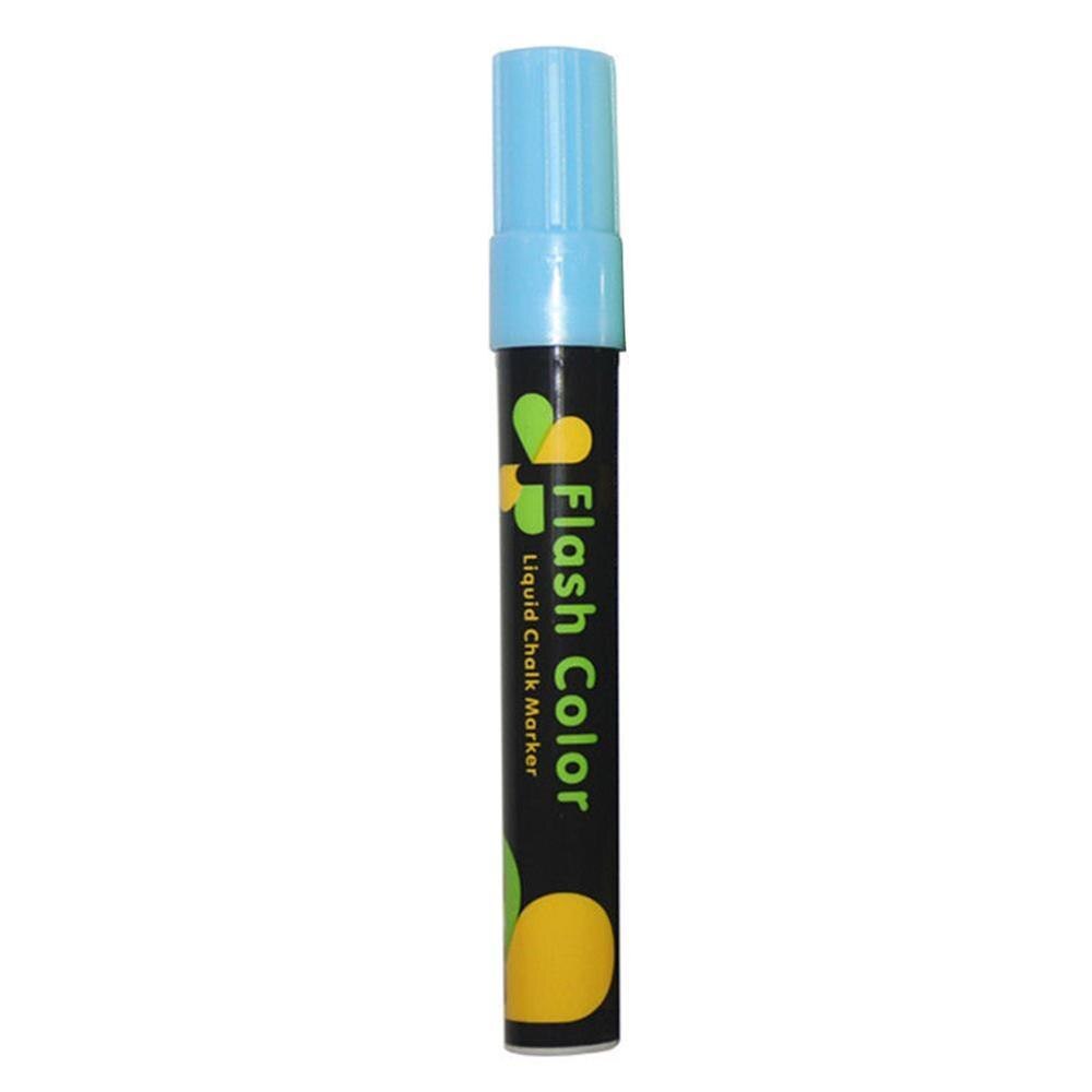 1PC Flash Color Erasable Highlighter For Fluorescent Plate Pens Liquid Chalk Marker Stationery: E