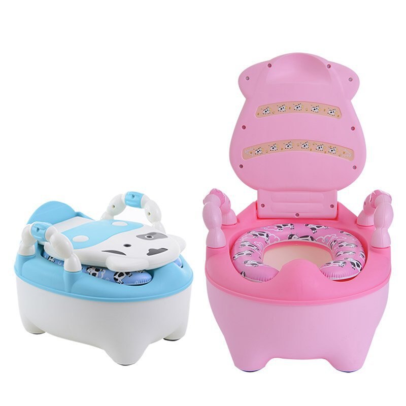 Factory directe verkoop baby potje stoelen Draagbare kind wc vouwen baby wc trainer voor gratis potje borstel