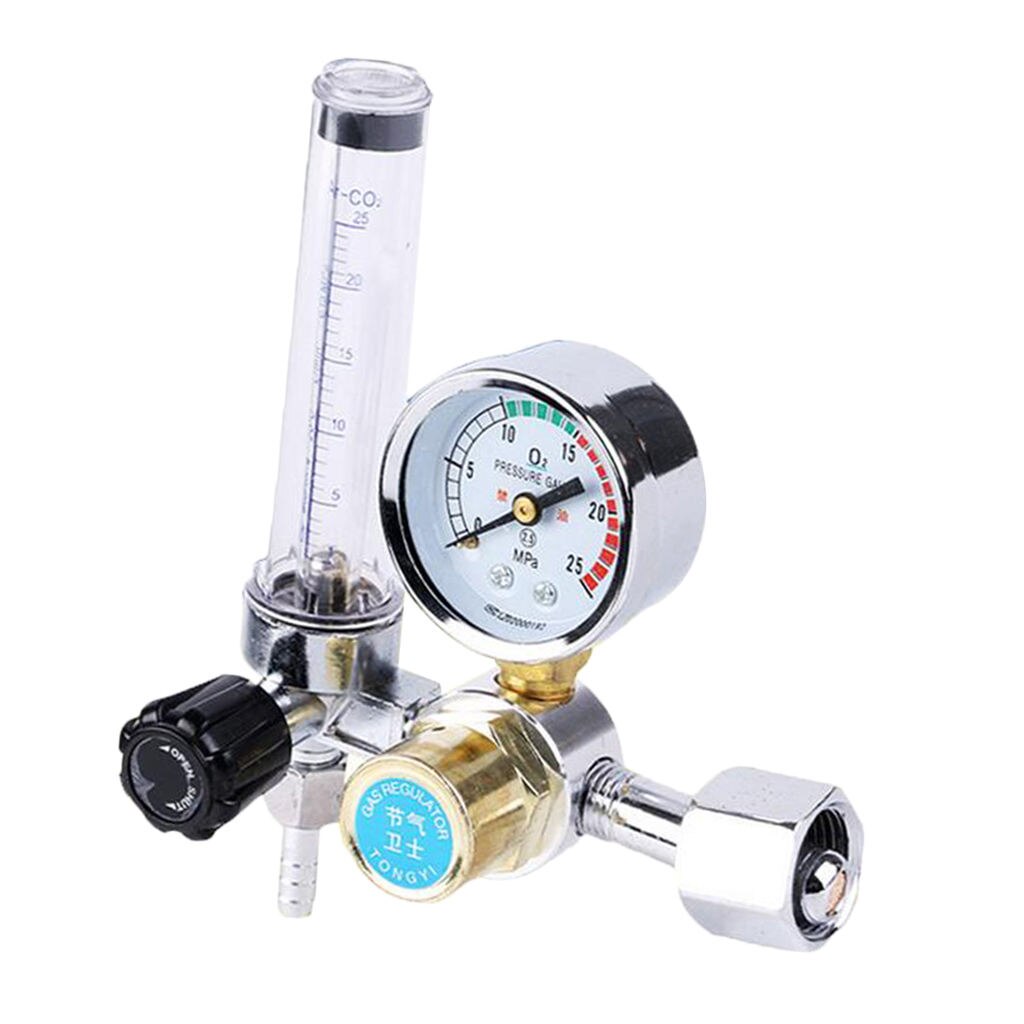 Gas Regulator Pressure Gauges Oxygen Argon CO2 Pressure Reducer Flowmeter